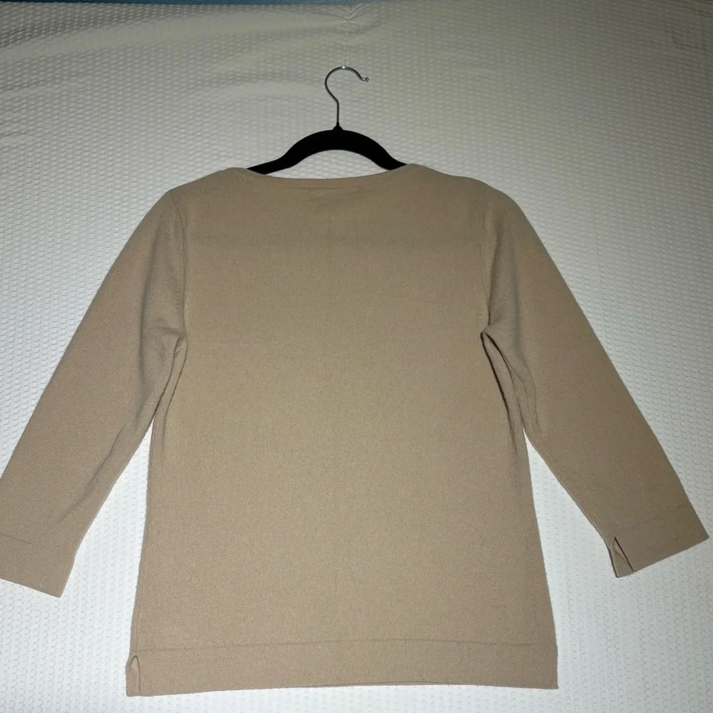 Jones NY 100% cashmere pullover sweater women’s small preppy academia old money - Picture 3 of 7